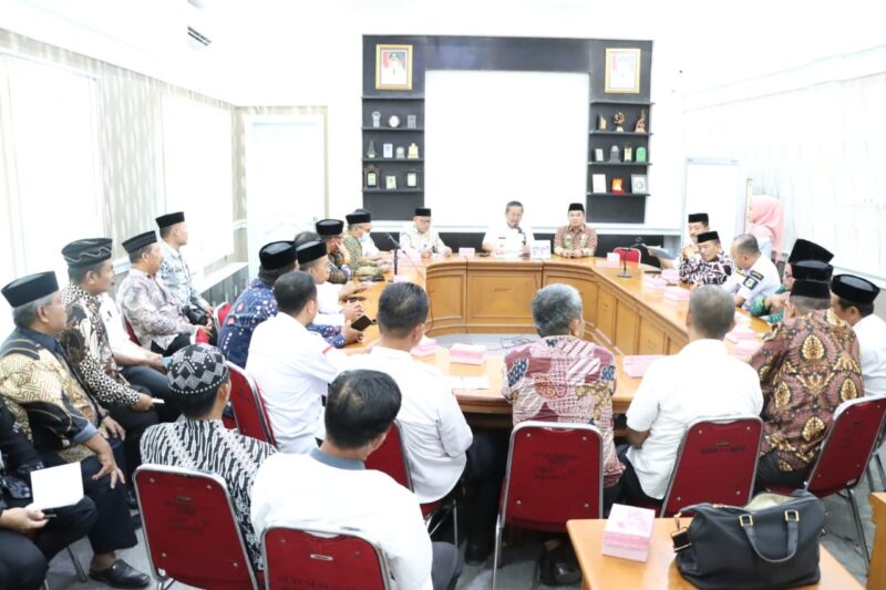 Rapat persiapan MTQ tingkat kabupaten Pinrang di pimpin Wakil Bupati Pinrang ruang rapat Wabup