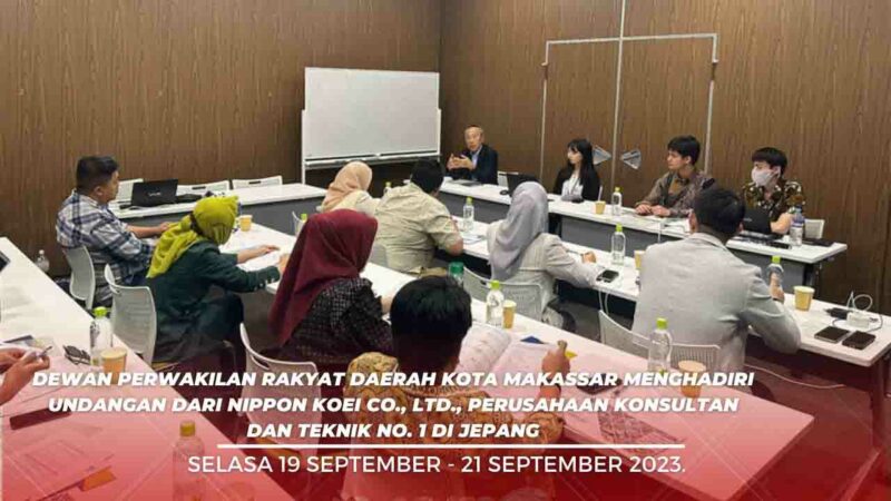 DPRD Kota Makassar, Menghadiri Undangan Perusahaan Konsultan dan Teknik di Jepang