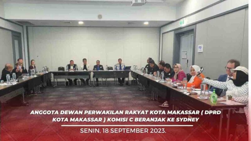 Minta Dukungan Tambahan AASCTF, Komisi C DPRD Kota Makassar, Mengunjungi Sydney (Australia)