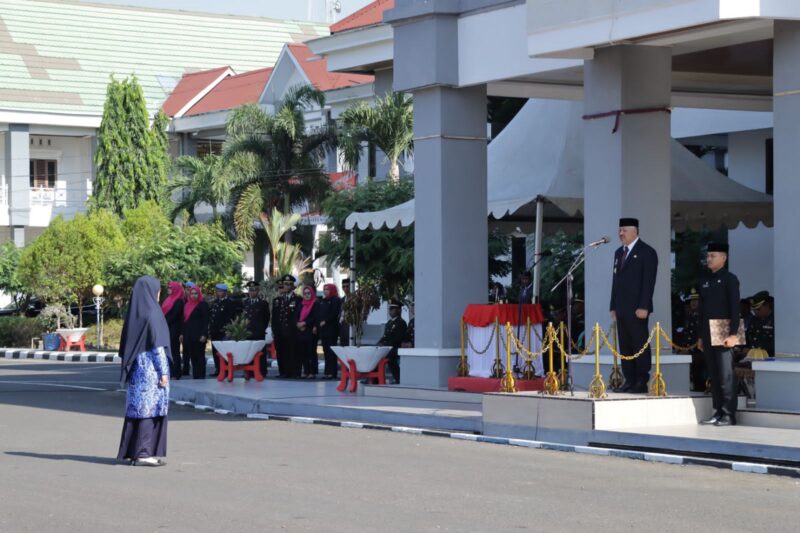 Bupati Pinrang Irwan Hamid di daulat menjadi inspektur upacara Hari Kesaktian Pancasila