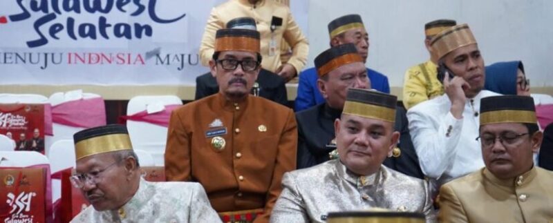 Sekda Pinrang Andi Callo Kerrang mewakili Bupati Pinrang bersama Bupati dan PJ. Bupati se Sul Sel menghadiri rapat paripurna DPRD provinsi Sulawesi Selatan