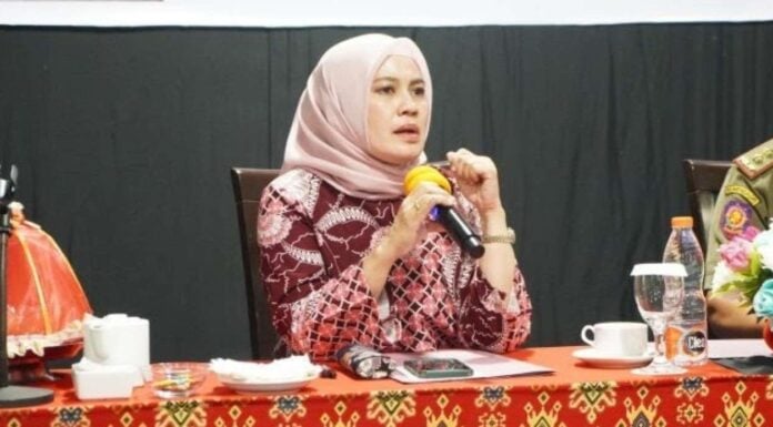 Wakil Ketua DPRD Kota Makassar, Hj. Andi Suhada Sappaile, Menggelar Sosialisasi Perda Nomor 7 Tahun 2021, di Hotel Asyira, Jumat 6 Oktober 2023