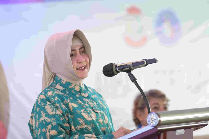 Indira Yusuf Ismail, Menghadiri Forum Multi Sektor (FMS), di Hotel Four Points by Sheraton Makassar, Senin 13 November 2023