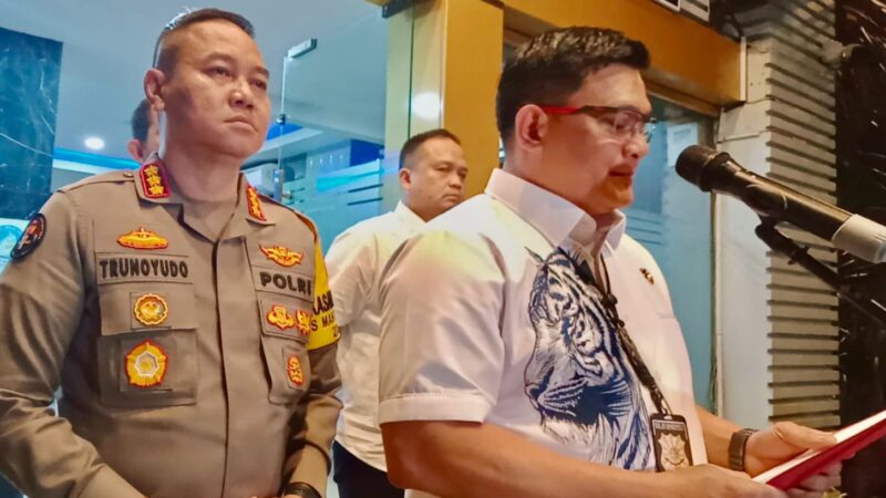 Penyidik Direktorat Reserse Kriminal Khusus (Ditkrimsus) Polda Metro Jaya memeriksa 91 saksi demi menetapkan Ketua KPK, Firli Bahuri sebagai tersangka dugaan pemerasan terhadap mantan Menteri Pertanian, Syahrul Yasin Limpo.-Rafi Adhi Pratama-