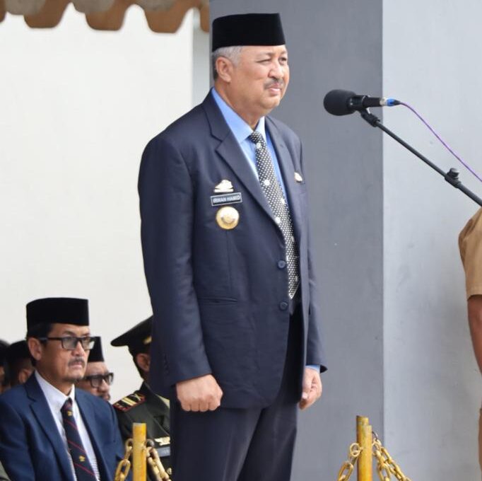 Bupati Pinrang Irwan Hamid bertindak selaku inspektur upacara Hari Kesehatan Nasional