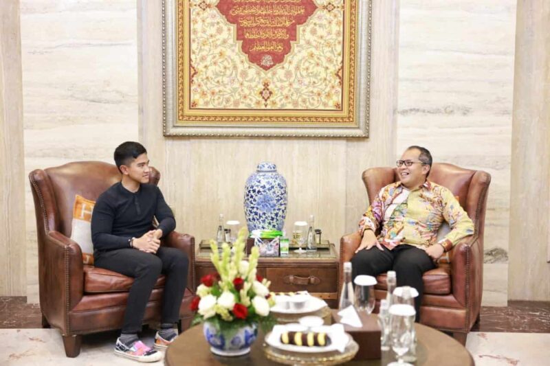 Wali Kota Makassar, Ir. Moh. Ramdhan Pomanto, Menerima Kunjungan Ketua Umum Partai Solidaritas Indonesia (PSI), di Kediaman Pribadinya, Jalan Amirullah, Selasa 12 Desember 2023