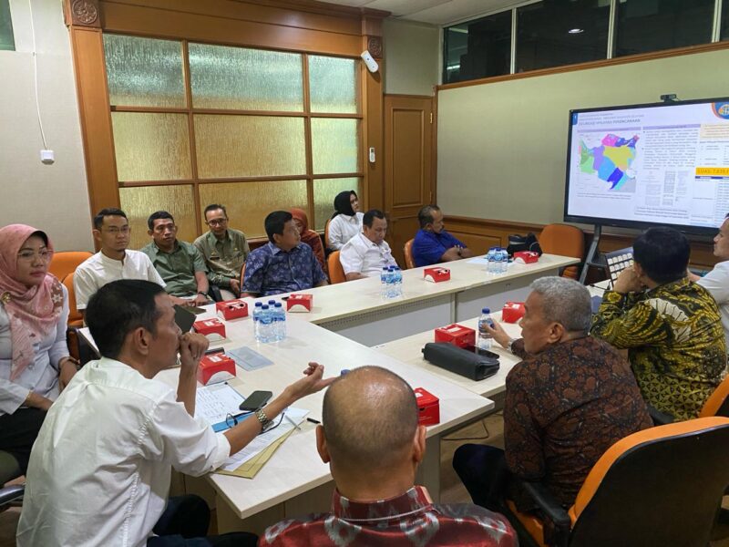 Pimpinan DPRD Wajo dan Komisi III DPRD Wajo berkunjung ke Direktorat Bina Perencanaan Tata Ruang Kementerian Agraria dan Tata Ruang/Badan Pertanahan Nasional (ATR/BPN) pada Kamis, 25 Januari 2024