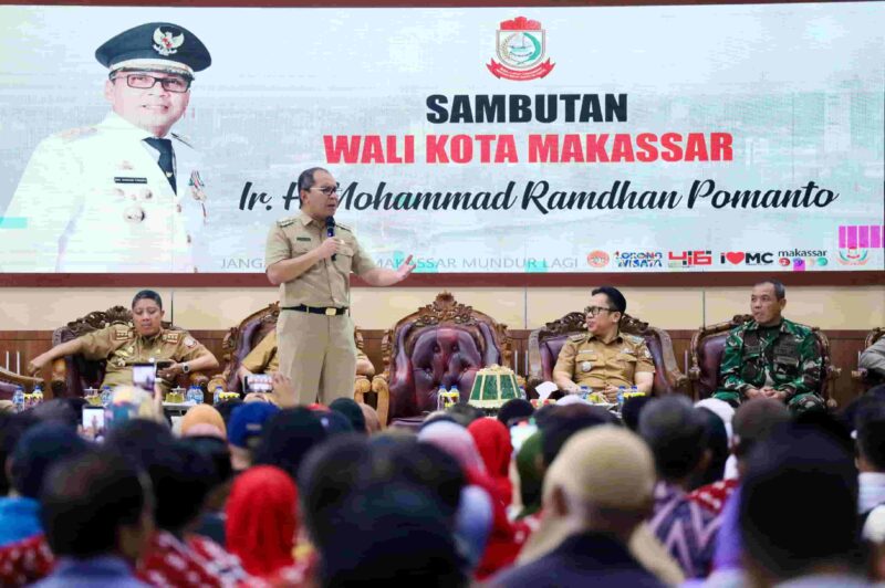 Wali Kota Makassar, Ir. Moh. Ramdhan Pomanto, Melakukan Road Show di Setiap Kecamatan, Untuk Mendukung Pemilu Damai, Selasa 16 Januari 2024