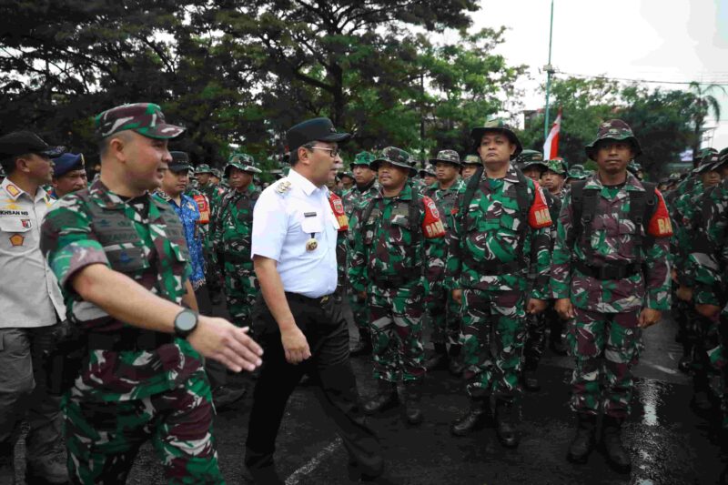 Wali Kota Makassar, Ir. Moh. Ramdhan Pomanto, Mengecek Kesiapsiagaan Penanggulangan Bencana, Rabu 17 Januari 2024