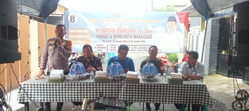 Legislator DPRD Kota Makassar, Nasir Rurung, Gelar Reses Kedua di Kelurahan Bangkala, Kecamatan Manggala, Kamis 18 Januari 2024