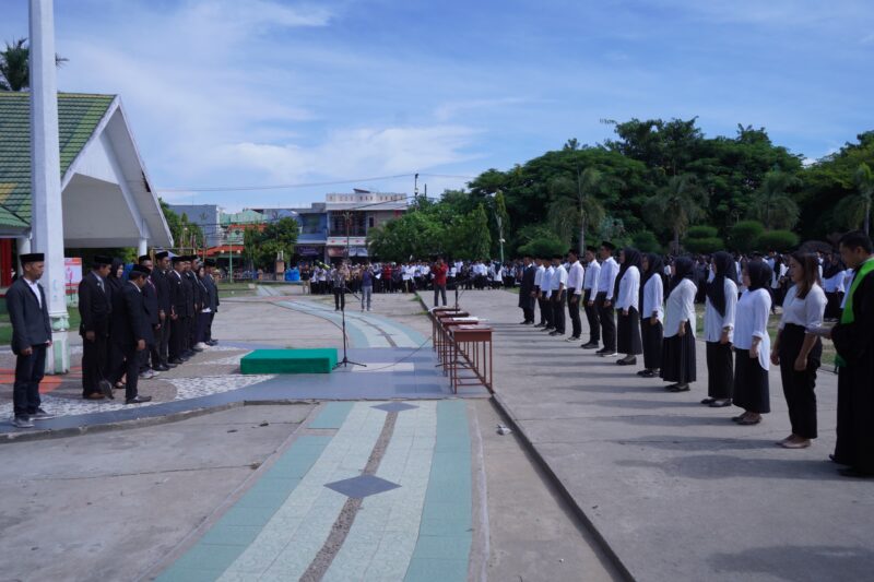 1203 petugas TPS se kabupaten Pinrang dilantik serentak di Lapangan Lasinrang Park