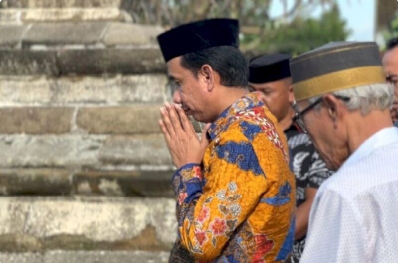 Ketua DPRD Kota Makassar, Rudianto Lallo, Ziarah ke Makam Raja Gowa-Tallo, Kamis 25 Januari 2024