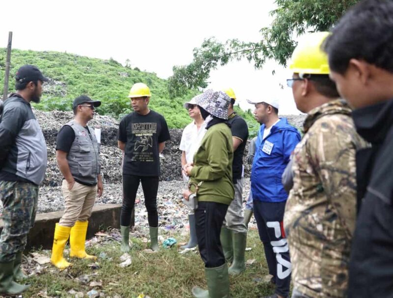 Pj Sekda Kota Makassar, Firman Hamid Pagarra, Mengunjungi Lokasi Tempat Pembuangan Akhir (TPA) Antang, Sabtu 27 Januari 2024