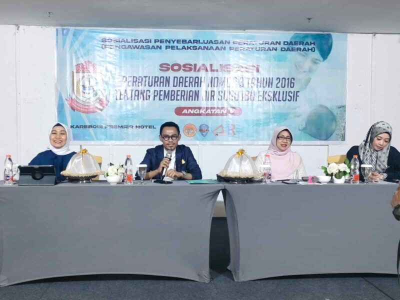 Legislator DPRD Kota Makassar, H. Saharuddin Said, Menggelar Sosialisasi Perda tentang Pemberian ASI Ekslusif, di Hotel Karebosi Premier, Senin Malam 5 Februari 2024