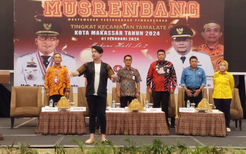 Musrenbsng Kecamatan Tamalate dihadiri Staf Ahli Walikota bidang ekonomi sekaligus membuka acara musrenbang