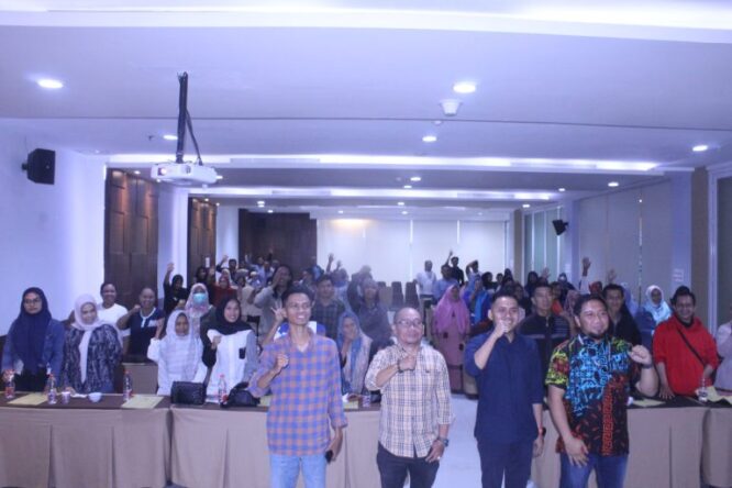 Legislator DPRD Kota Makassar, Al Hidayat Syamsu, Menggelar Sosialisasi Perda tentang Kepemudaan, di Hotel Grand Maleo, Kamis 1 Februari 2024
