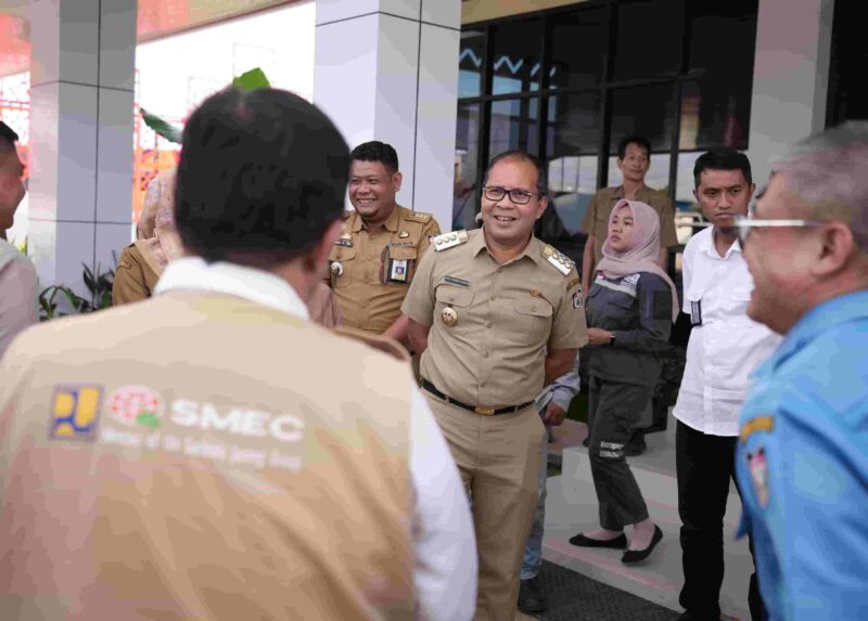 Wali Kota Makassar, Ir. Moh. Ramdhan Pomanto, Meninjau Secara Langsung Lokasi IPAL Losari, Sebelum Diresmikan Presiden Jokowi, Senin 19Februari 2024