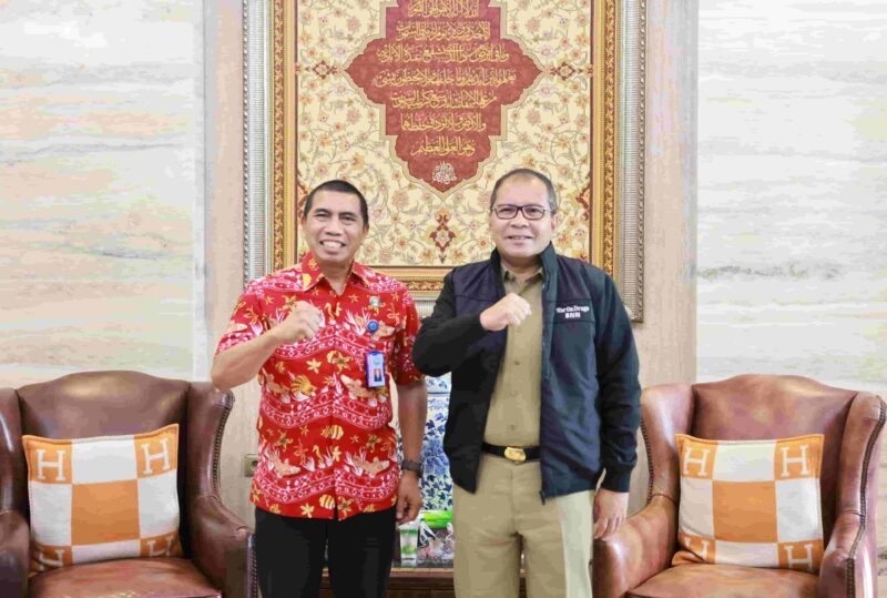 Wali Kota Makassar, Ir. Moh. Ramdhan Pomanto, Menerima Audiensi Kepala BNN Sulsel, di Kediaman Pribadinya, Jalan Amirullah, Selasa 20 Februari 2024.