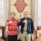 Wali Kota Makassar, Ir. Moh. Ramdhan Pomanto, Menerima Audiensi Kepala BNN Sulsel, di Kediaman Pribadinya, Jalan Amirullah, Selasa 20 Februari 2024.