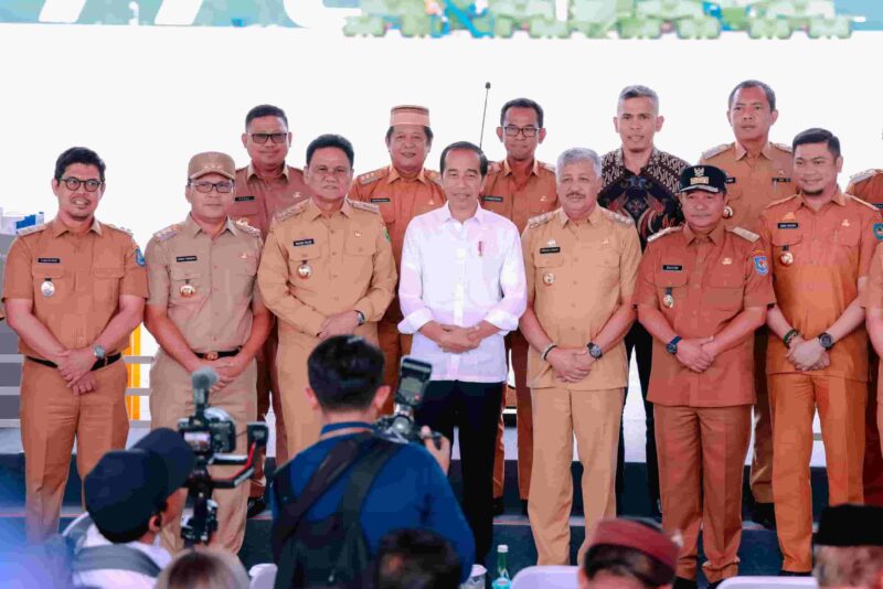 Penjabat Bupati Takalar, Menghadiri Peresmian Proyek Makassar New Port (MNP), Bersama Presiden Jokowi, Kamis 22 Februari 2024