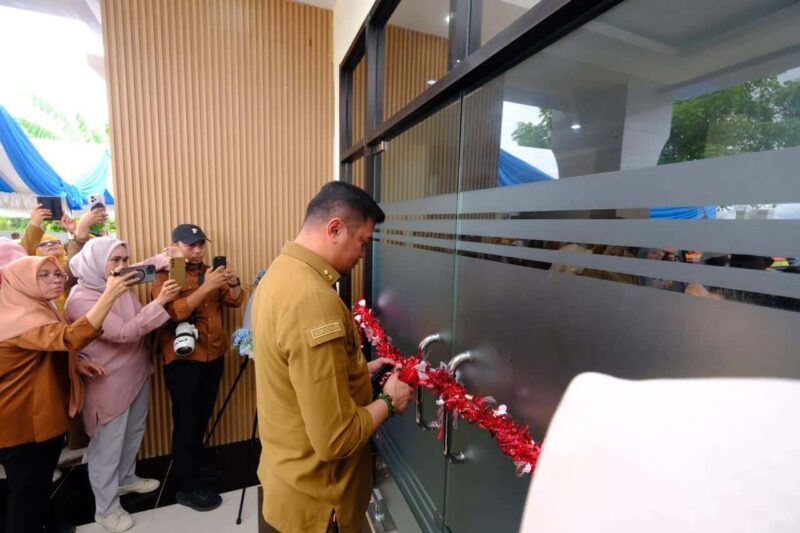 Bupati Gowa, Adnan Purichta Ichsan, Meresmikan Kantor Dinas Pendidikan Kabupaten Gowa, di Jalan Tumanurung, Kecamatan Somba Opu, Senin 26 Februari 2024