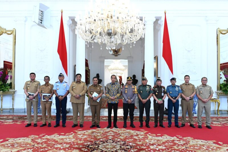 Bupati Gowa, Adnan Purichta Ichsan, Mendampingi Pj Gubernur Sulawesi Selatan, Bahtiar Baharuddin, Menemui Presiden Jokowi, di Istana Negara, Jakarta, Selasa 27 Februari 2024.