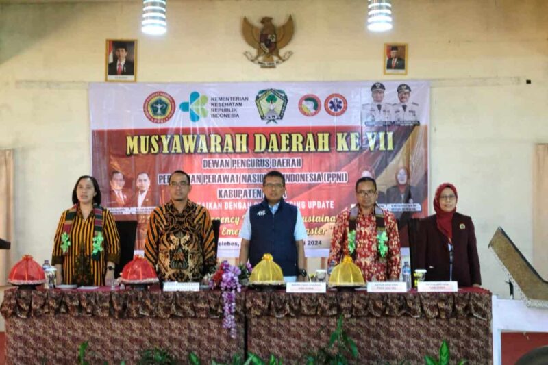 Pj Sekda Kabupaten Gowa, Abd Karim Dania, Membuka Musda DPD Persatuan Perawat Nasional Indonesia (PPNI), di Hotel Celebes Malino, Kabupaten Gowa, Sabtu 17 Februari 2024