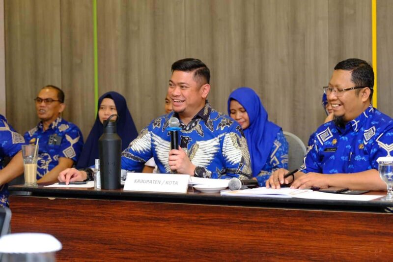 Bupati Gowa, Adnan Purichta Ichsan, Saat Mempresentasikan Penilaian Penghargaan Pembangunan Daerah (PPD) Tahap II, di Hotel Ibis Makassar, Jum'at 23 Februari 2024
