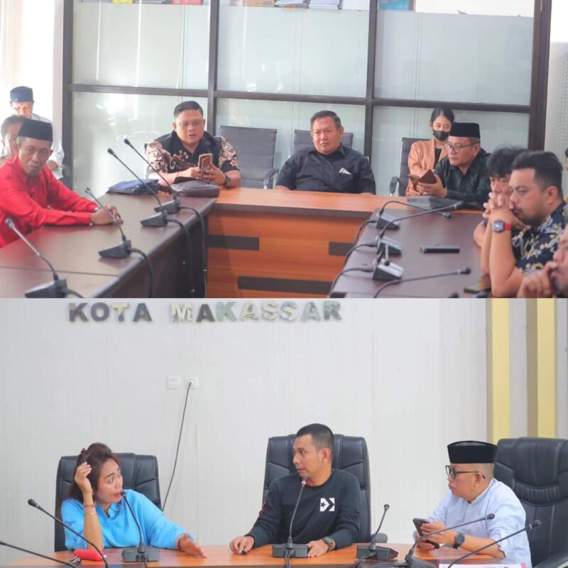 Kabag Humas dan Protokol DPRD Kota Makassar, Syahril, Menerima Kunjungan Anggota DPRD Parigi, Jum'at 15 Maret 2024