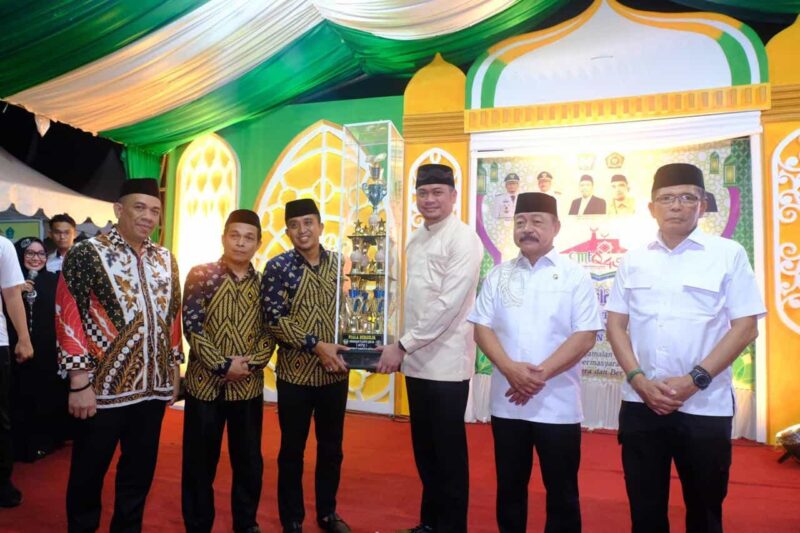 Bupati Gowa, Adnan Purichta Ichsan, Menutup Musabaqah Tilawatil Quran (MTQ) ke-45 Tingkat Kabupaten Gowa, Rabu malam 6 Maret 2024
