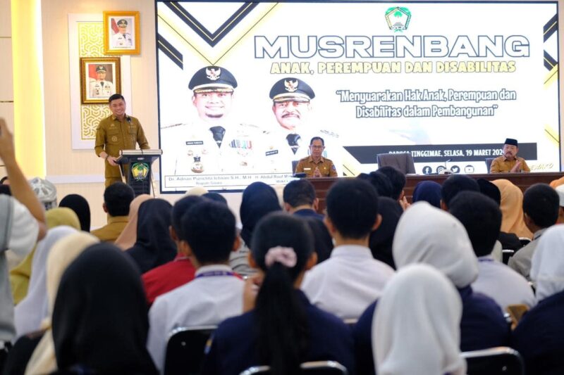 Bupati Gowa, Adnan Purichta Ichsan, Menghadiri Musrenbang, di Baruga Tinggimae, Rumah Jabatan Bupati Gowa, Selasa 19 Maret 2024