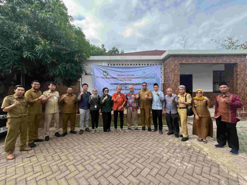 Pemerintah Kabupaten Gowa Mendampingi Tim Kementerian Perencanaan Pembangunan Nasional Republik Indonesia, Melakukan Verifikasi Lapangan, Selasa 26 Maret 2024