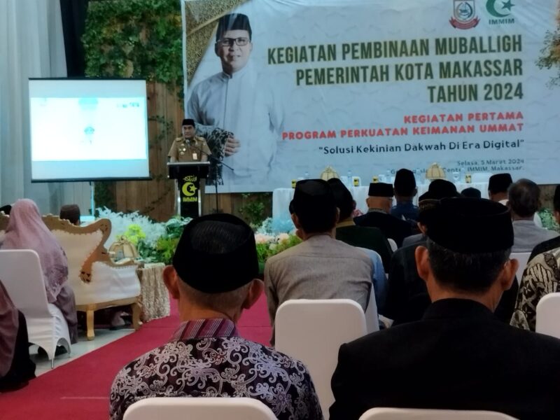 Para muballig se Kota Makassar mendapat pembinaan berdakwah di era digital dengan memanfaatkan fasilitas aplikasi online