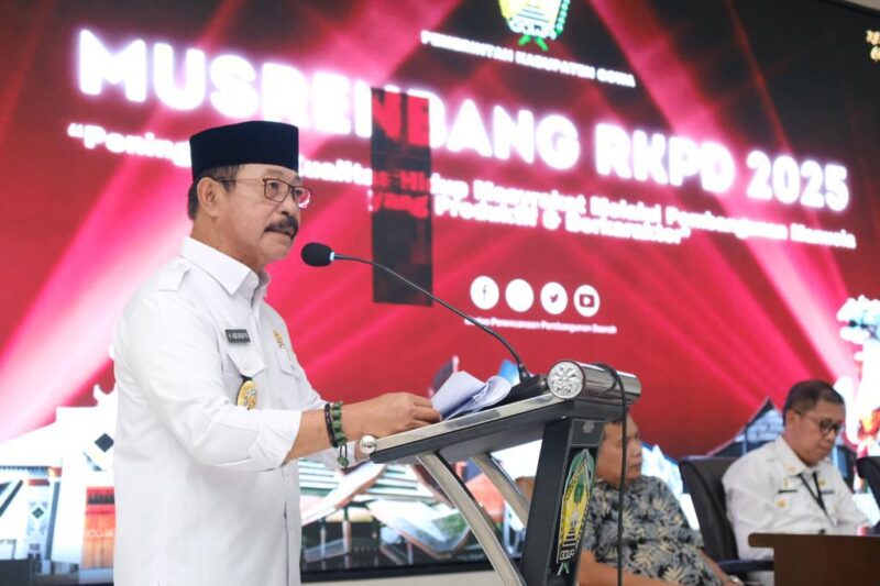 Wakil Bupati Gowa, H. Abd Rauf Malaganni, Membuka Musyawarah Perencanaan Pembangunan (Musrembang), di Rumah Jabatan Bupati Gowa, Rabu 27 Maret 2024