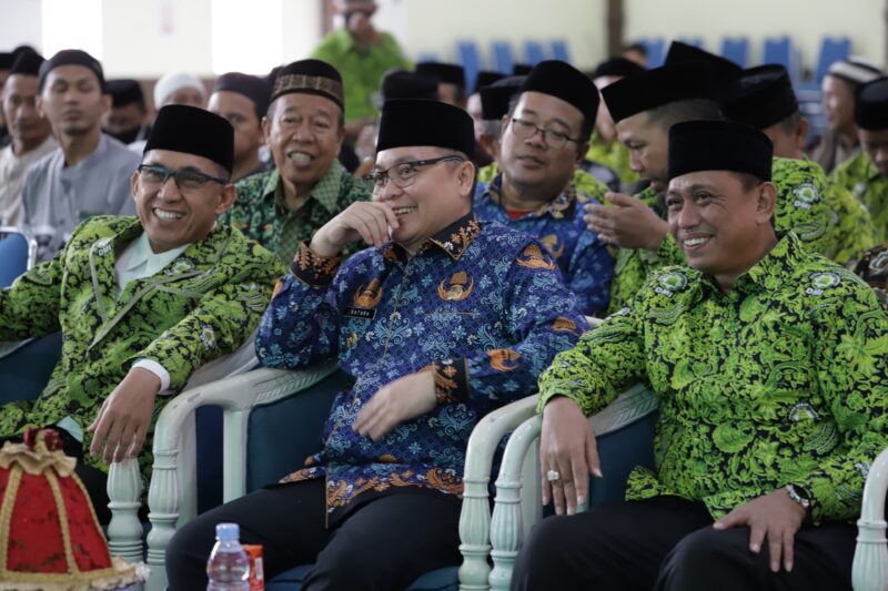 Pj. Bupati Wajo Andi  Bataralifu menghadiri pembukaan Rapat Kerja Daerah Dewan Masjid Indonesia (DMI)Kabupaten Wajo, Rabu (17/4/2024) di Ruang Pola Kantor Bupati Wajo