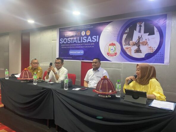 Legislator DPRD Kota Makassar, H. Saharuddin Said, Menggelar Sosialisasi Perda tentang Bantuan Hukum Gratis, di Hotel Royal Bay, Selasa 2 April 2024
