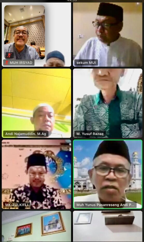Rapat Dewan Pimpinan MUI Kabupaten Wajo bersama Pengurus  Komite Dakwah  Khusus (KDK) MUI Wajo pada tanggal 23 Dzulqaidah 1445 H / 1 Juni 2024
