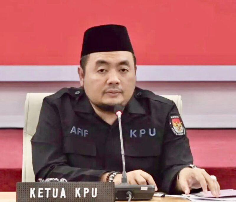 Ketua KPU RI Mochammad Afifuddin