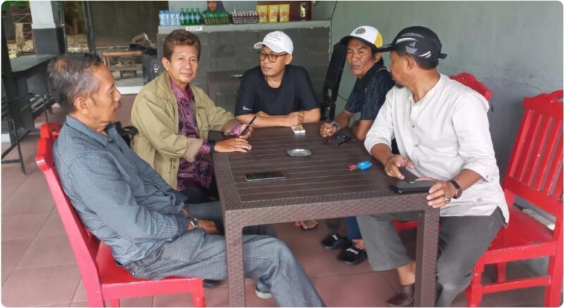 Rapat evaluasi Panitia Konferensi Kabupaten (Konferkab) Persatuan Wartawan Indonesia (PWI) Pangkep yang dihadiri Plt Ketua PWI Pangkep Manaf Rachman.