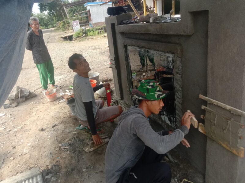 Membangun lebih dari sekadar batu prajurit TNI ukir jejak pengabdian melalui prasasti TMMD ke-124 di Desa Temmabarang