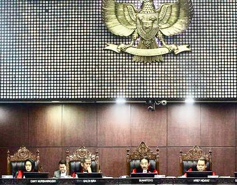 Hakim Mahkamah Konstitusi (Ari Saputra)