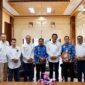 Walikota Parepare, H. Tasming Hamid ketika menerima rombongan Panitia Konferensi Provinsi PWI Sulsel yang dipimpin oleh Plt Ketua PWI H.Zulkifli Gani Ottoh.