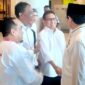 Momen Hangat Menag Nazaruddin Umar Sambut Hangat Nakhoda Baru PWI Sulsel.