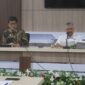 Bupati Pinrang Andi Irwan Hamid di dampingi Sekda Andi Calo Kerrang memimpin rapat koordinasi dalam rangka meningkatkan kualitas pengelolaan keuangan daerah.