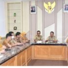 Rapat perdana pasca dilantik sekwan DPRD Pinrang di pimpin Andi Tambero dan dihadiri seluruh staf DPRD Pinrang.
