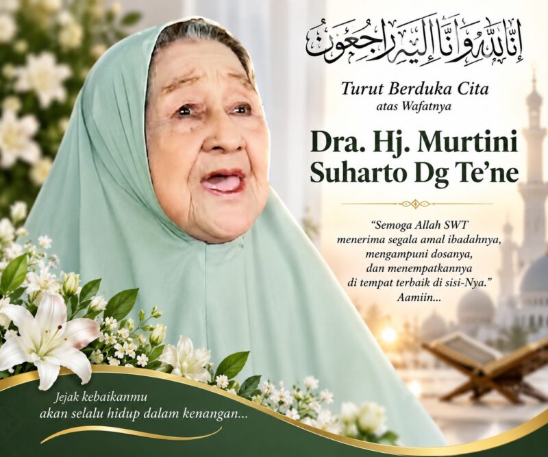 Almarhumah Murtini Suharto Daeng Te'ne.
