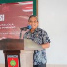 Wakil Bupati Pinrang Sudirman Bungi, S.IP., M.Si., di Dampingi Kadis koperasi dan UKM Pinrang Kent Ali Mukti SE, M.Si membuka Rapat Koordinasi Percepatan Pembangunan dan Tata Kelola Koperasi Desa/Kelurahan Merah Putih di Kabupaten Pinrang.