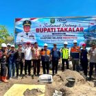 Bupati Takalar Letakkan Batu Pertama Pembangunan Empat Kampung Nelayan Merah Putih di Topejawa