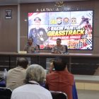 Sinergi Publikasi Event Grasstrack, Kapolres Soppeng Rakor dengan Jurnalis