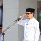 Sekretaris Daerah Kabupaten Pinrang, Andi Tjalo Kerrang, bertindak sebagai pembina apel peringatan Hari Santri Nasional tingkat Kabupaten Pinrang.
